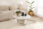 Nordure Nova Mesa de Centro Fresia 80x80x40cm, 100% MDF Robusto y Elegante
